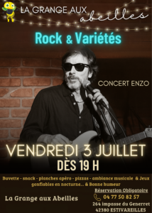 Concert Enzo 3 juillet 2026